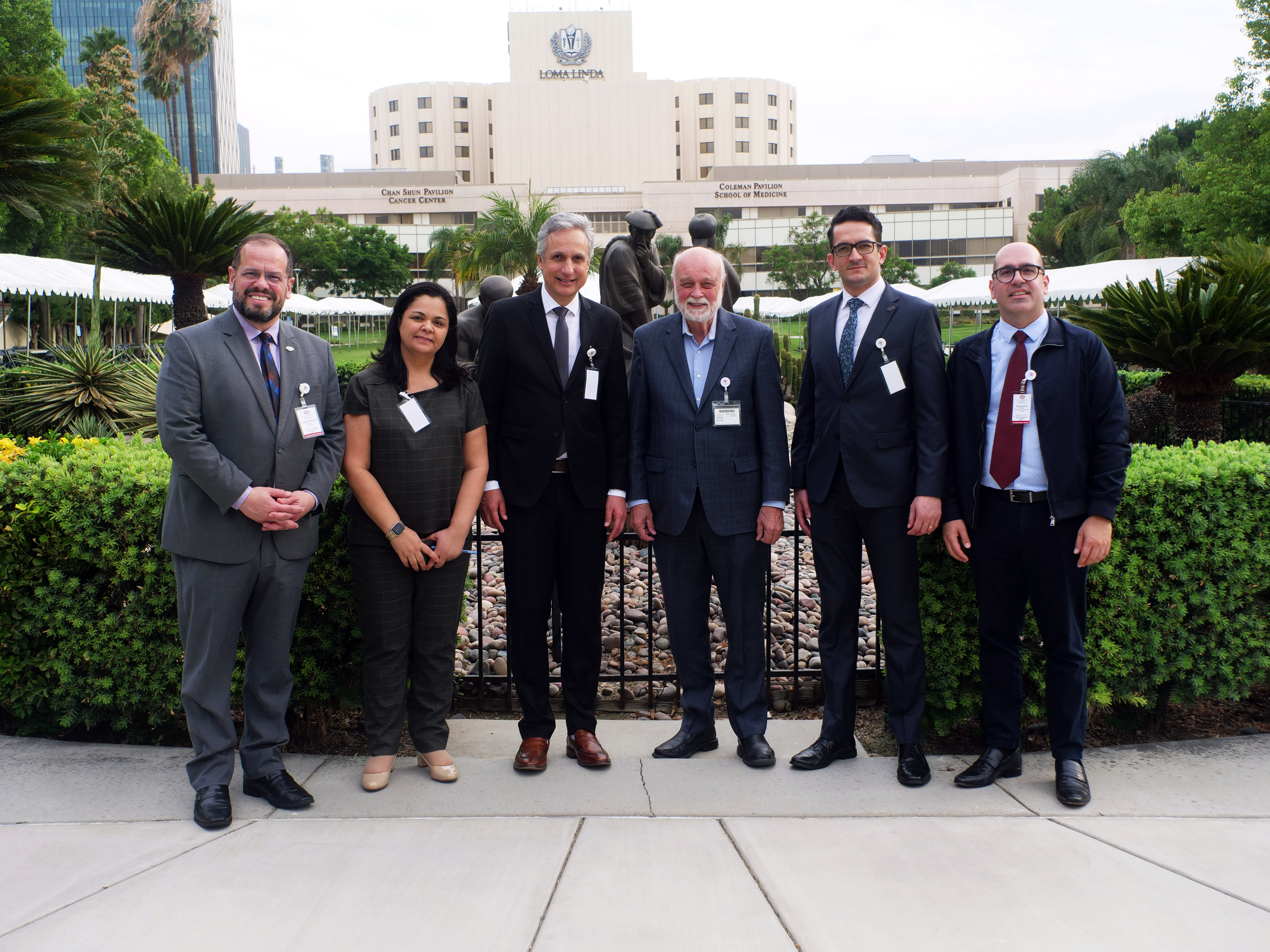 Centro Universitário Adventista de São Paulo Leaders with Loma Linda University Health President Richard Hart