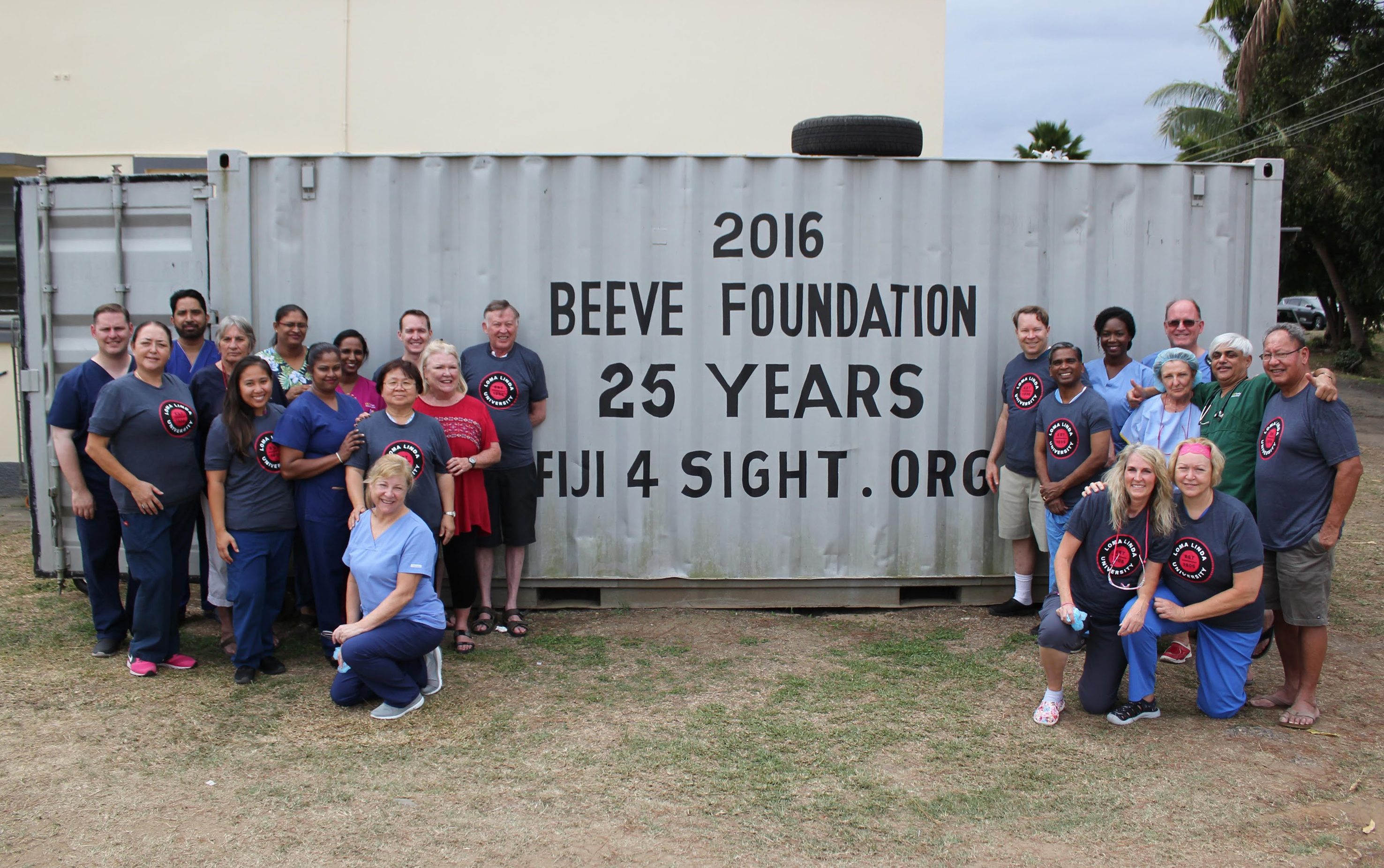 The Loma Linda University Health Beeve Foundation’s 2018 medical mission team.