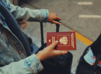 passport and suitcase