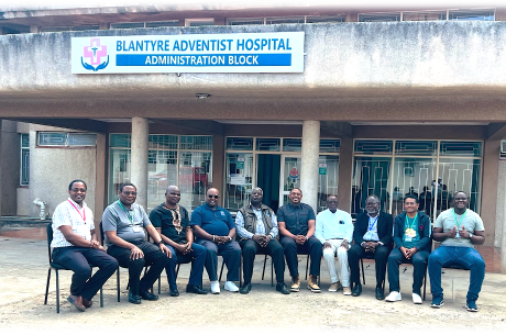 Chaplains posed for photo during training